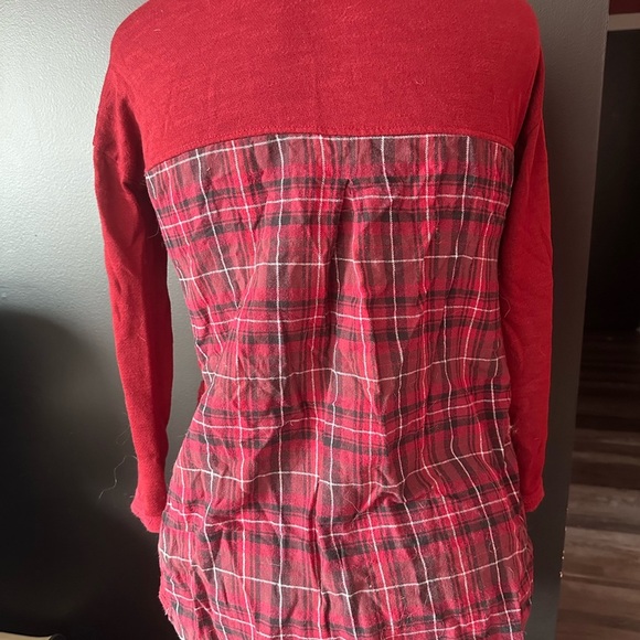 **3 for $15**Wallflower Red Cardigan Sweater - Picture 3 of 6